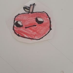 Bored apple sticker